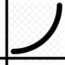 Graphique En Ligne Icône