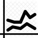 Graphique En Ligne Icône