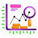 Graphique polyligne  Icône