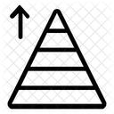 Diagramme pyramidal triangulaire  Icône