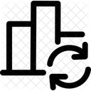 Rafraichissement Du Graphique Graphique Rafraichissement Icône
