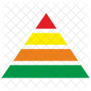 Triangle Statistiques Niveaux Icône