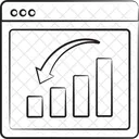 Graphique Web Statistiques Statistiques Web Icône