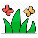 Gras Grunland Grun Symbol