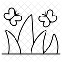 Gras Grunland Grun Symbol