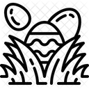 Gras Rasen Ei Symbol