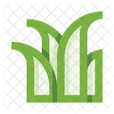 Gras Krauter Wald Symbol