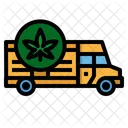 Marihuana Versand Lieferung Icon