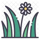 Gras Blume  Symbol