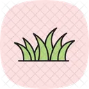 Rasenflache Gras Feld Symbol