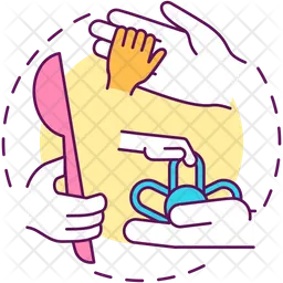 Grasping objects  Icon