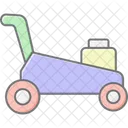 Grass Cutter Lineal Color Icon Icon