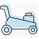 Grass Cutter Color Shadow Thinline Icon Icon