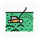Grass Cutting Lawn Icône