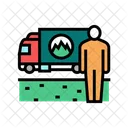 Grass Lawn Delivery Icon