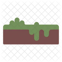 Grass On Top Of Soil  Icon