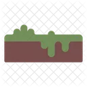 Grass On Top Of Soil  Icon