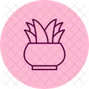 Grass Pot Gardening Icon