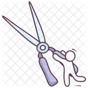 Gartengerat Rasenmaher Grasschere Symbol
