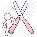 Gartengerat Rasenmaher Grasschere Symbol