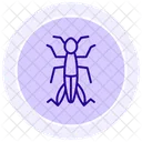 Grasshopper Insect Jumping Icon