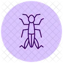 Grasshopper Insect Jumping Icon