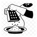 Grating Cheese Shredding Rasping Icon
