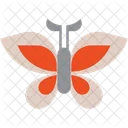 Grauer Schmetterling  Symbol