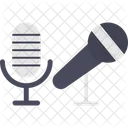 Gravacao De Musica Comunicacao Microfone Ícone