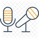 Gravacao De Musica Comunicacao Microfone Ícone