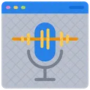Gravação de voz  Ícone