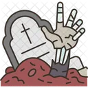 Grave Hand Halloween Icon