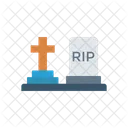 Grave Tombstone Rip Icon