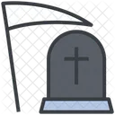 Halloween Scary Grave Icon