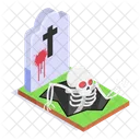 Spooky Grave Creepy Icon