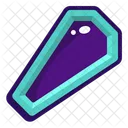 Coffin Object Halloween Icon