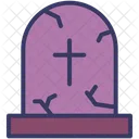 Tombstone Halloween Scary Icon