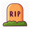 Grave Rip Halloween Icon
