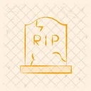 Grave Death Halloween Icon