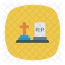 Grave Tombstone Rip Icon