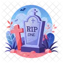 Grave Graveyard Rip Icon