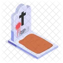 Grave Halloween Tombstone Icon