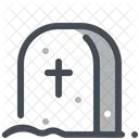 Grave Death Cross Icon