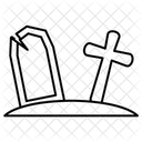 Grave Yard Halloween Icon