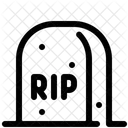 Grave Tombstone Cemetery Icon