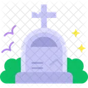 Grave Tomb Burial Site Icon