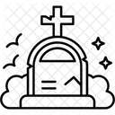Grave Tomb Burial Site Icon