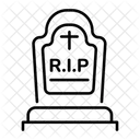 Grave Graveyard Tombstone Icon