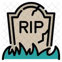Grave Graveyard Scary Icon