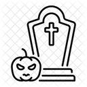 Grave Gravestone Tombstone Icon